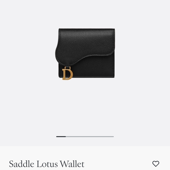 Dior Black Wallet with Gold Accent - Picture 8 of 9